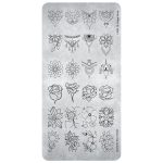 STAMPING PLATE 18 HAPPY FLORAL